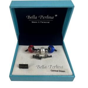 Bella Perlina Carnival Cruise Dream Ship Charms Whale Tail Original Box RARE